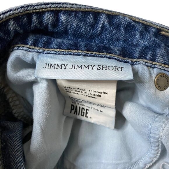Paige Jimmy Jimmy Denim Short‎ Distressed 28 Classic Designer Denim - Picture 7 of 11